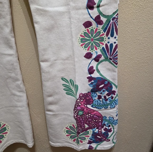 Johnny Was Jade The Flare Jean Leilana Size 29 - Picture 9 of 11